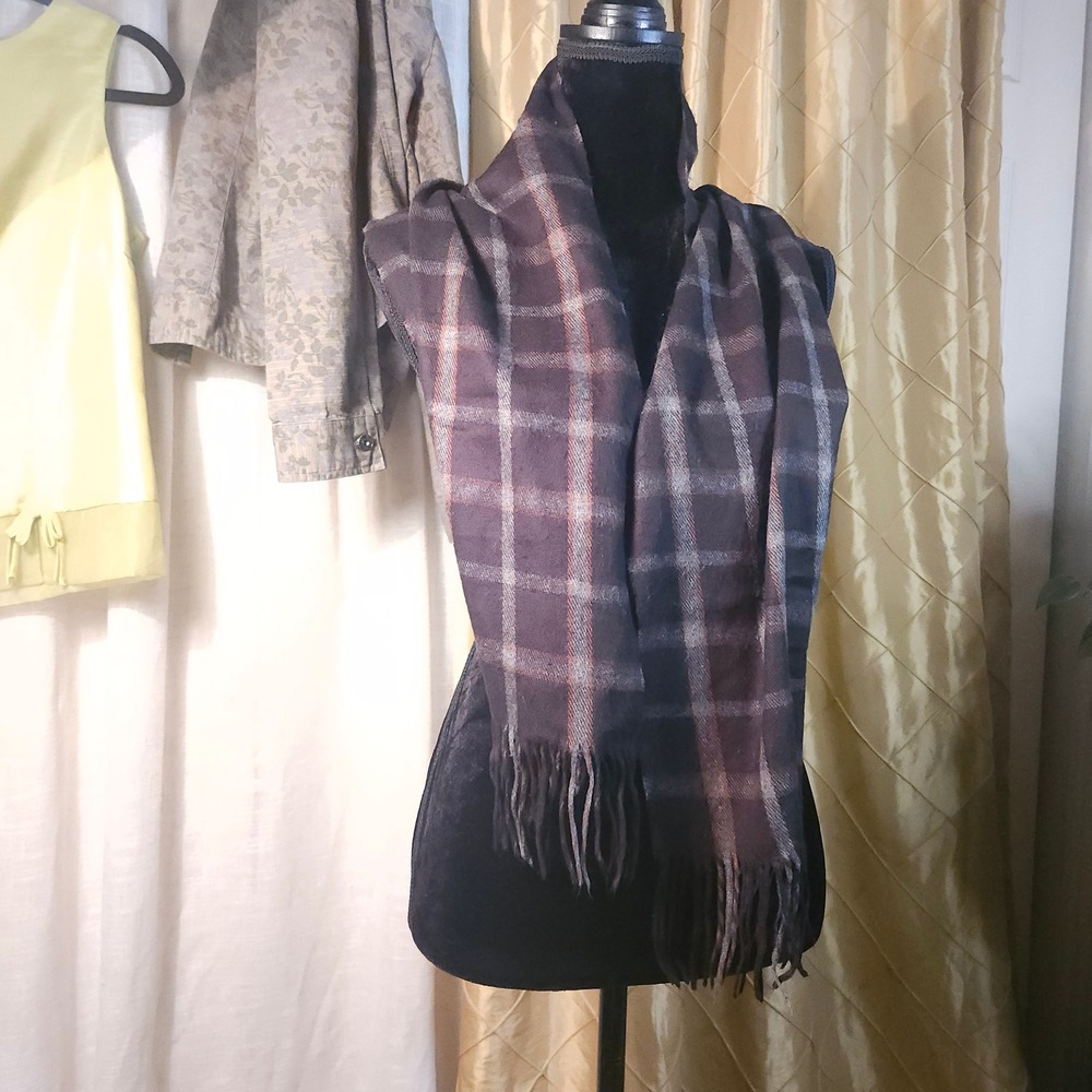Ultra Soft Geoffrey Beene "CASHMÈ" Scarf MADE IN ITALY 100%acrylic